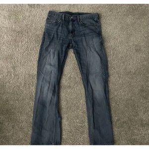 Banana Republic Factory Athletic Jeans Mens 31X32 Blue Medium Wash Stretch